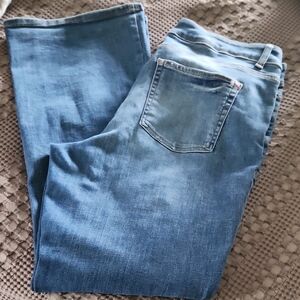 Maurices Blue Flare Wide Leg Jeans